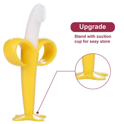 Teething Toys (4 Pack)- Baby Teething Toys Set/Baby Teether Chew Toys/Natural Organic Freezer Safe for Infants and Toddlers/Bpa-Free Teether Set for Boys & Girls (Orange)