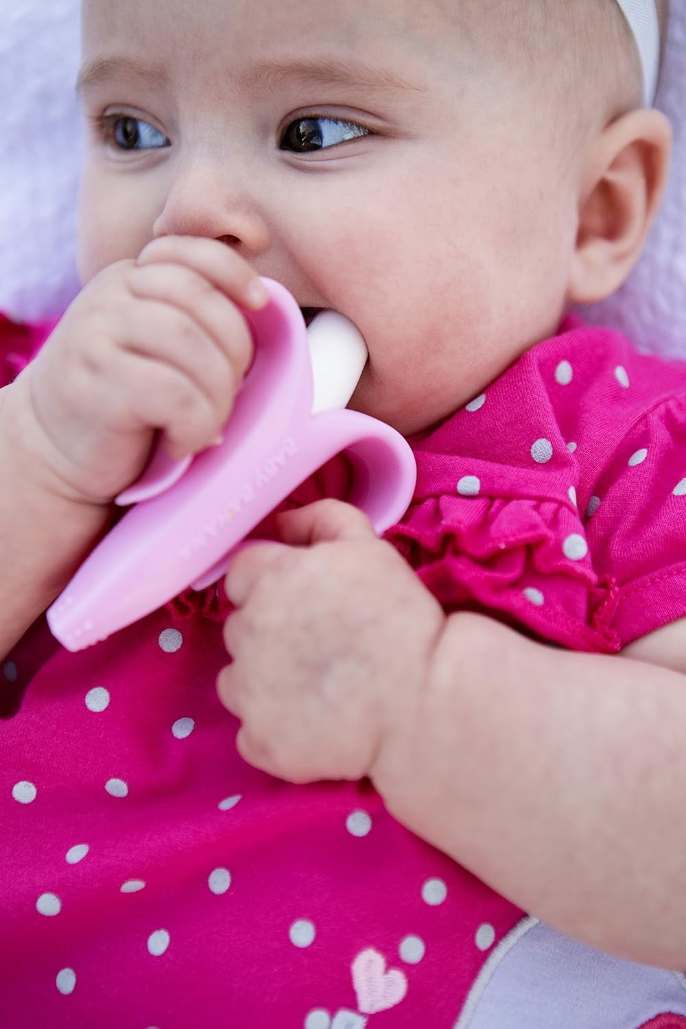 the Original Teether-Toothbrush, Infant to Toddler, Made in USA, Butter-Soft Bristles for Gums and Teeth, Bendable Food Grade Silicone, Family-Owned Buisness since 2009, 11 Million+ Sold
