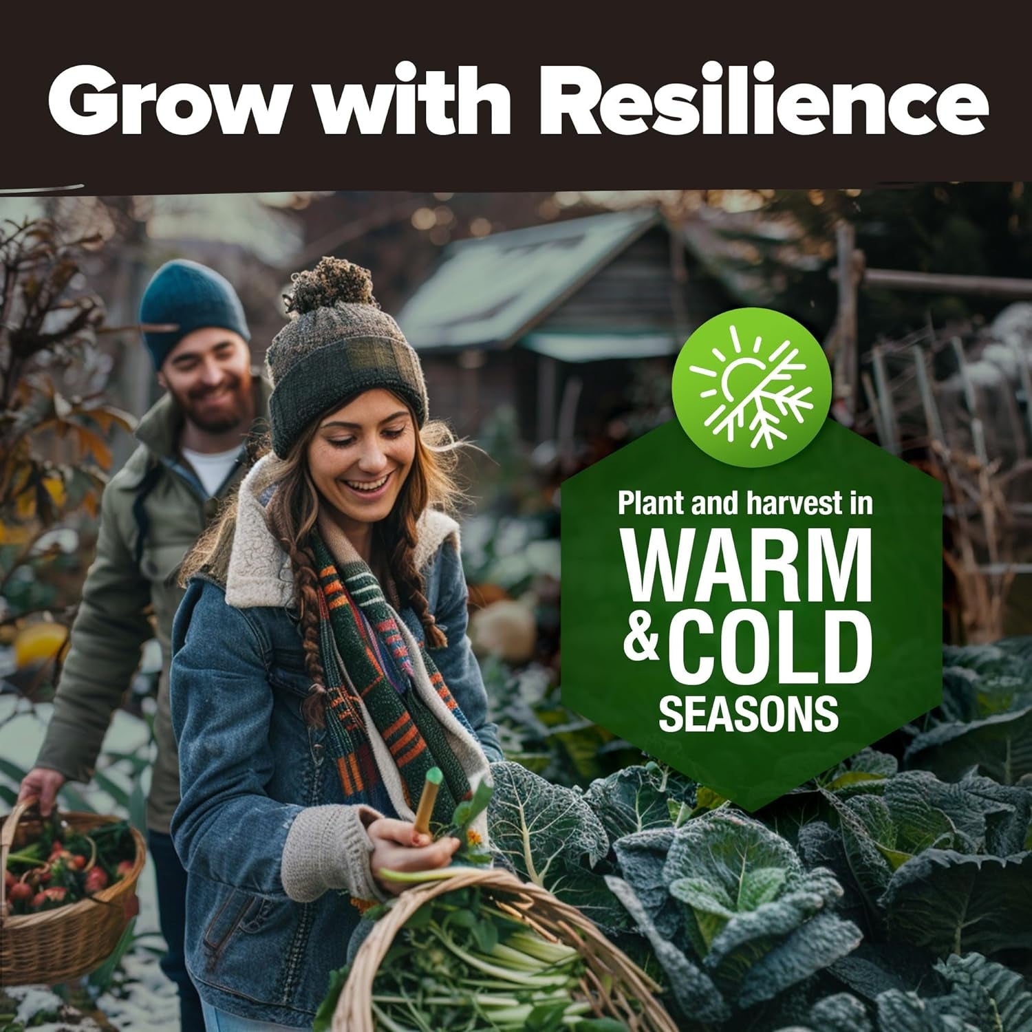 Premium Usa-Grown Vegetable Seeds - 10 Variety Pack with 2,000+ Non-Gmo Heirloom Seeds for Planting - Garden Vegetable Seeds for Indoor & Outdoor Planting - Survival Seed Vault Kit