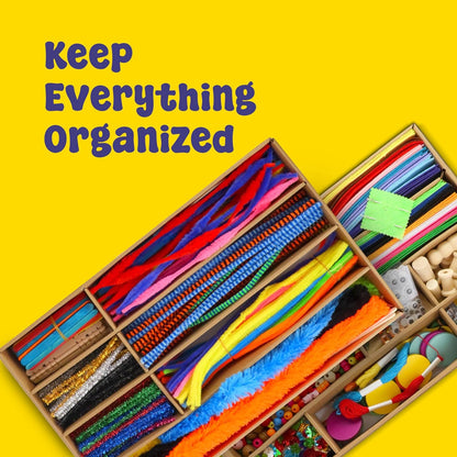 Arts and Craft Kit – a DIY 3.8 Pounds of Hobby Craft Supplies & Materials Box for Creative Art Projects for Kids Age 4 5 6 7 8 9 10 11 & 12 Year Old Girls & Boys