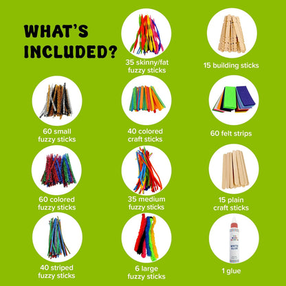 Arts and Craft Kit – a DIY 3.8 Pounds of Hobby Craft Supplies & Materials Box for Creative Art Projects for Kids Age 4 5 6 7 8 9 10 11 & 12 Year Old Girls & Boys