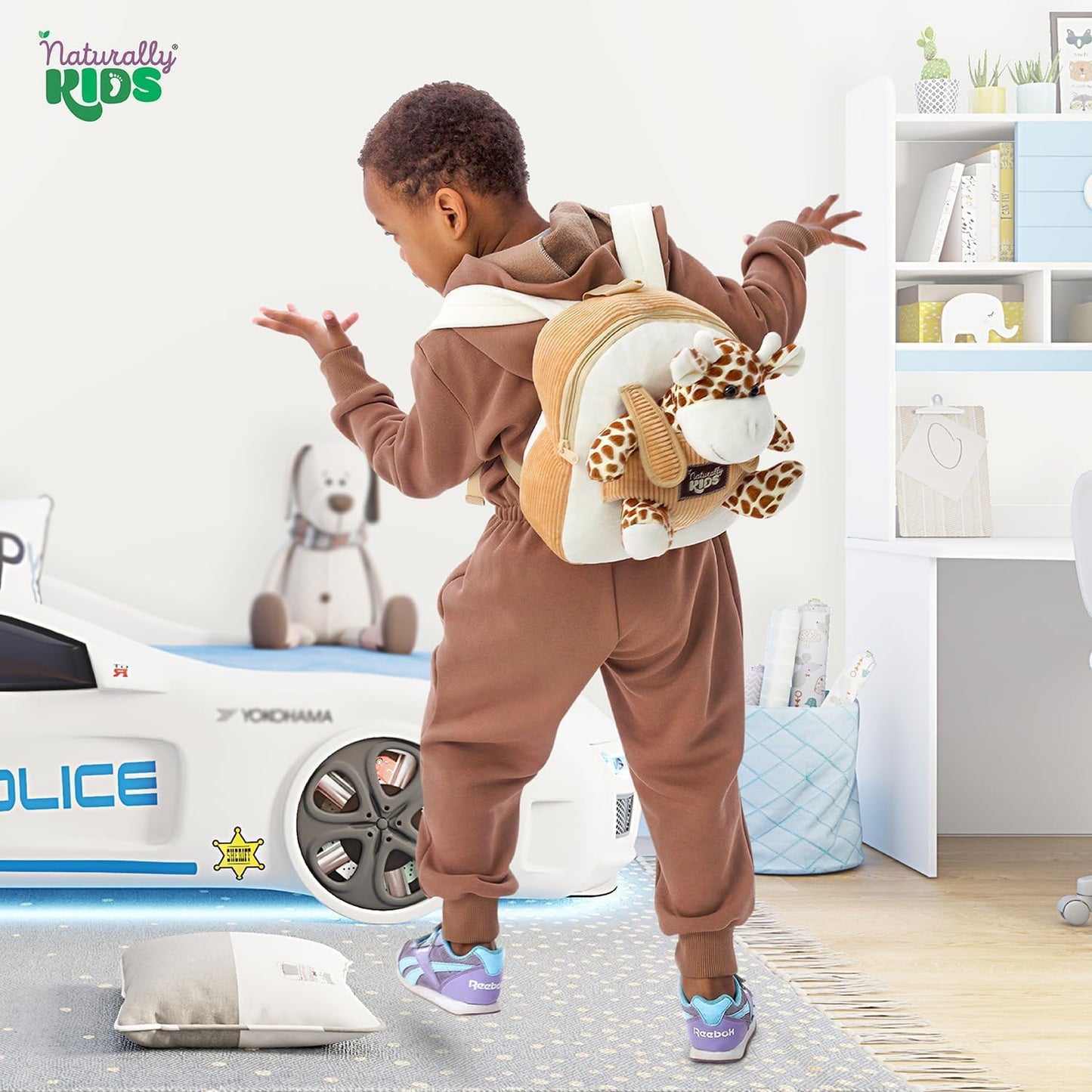 Giraffe Backpack, Giraffe Toys for Kids 3-5, Toddler Stuffed Animal Gifts for 2 3 4 5 Year Old Girl Boy