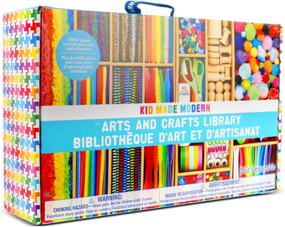 Arts and Craft Kit – a DIY 3.8 Pounds of Hobby Craft Supplies & Materials Box for Creative Art Projects for Kids Age 4 5 6 7 8 9 10 11 & 12 Year Old Girls & Boys