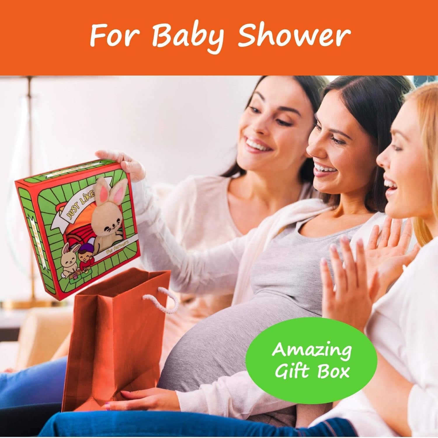 Stimulating Baby Books 0-6 Months and 6-12 Months Infants - Crinkle Books for Babies - Toys Gift for 1 Year Old - Soft Cloth Farm Animals Books for Baby