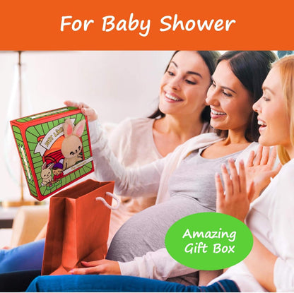 Stimulating Baby Books 0-6 Months and 6-12 Months Infants - Crinkle Books for Babies - Toys Gift for 1 Year Old - Soft Cloth Farm Animals Books for Baby