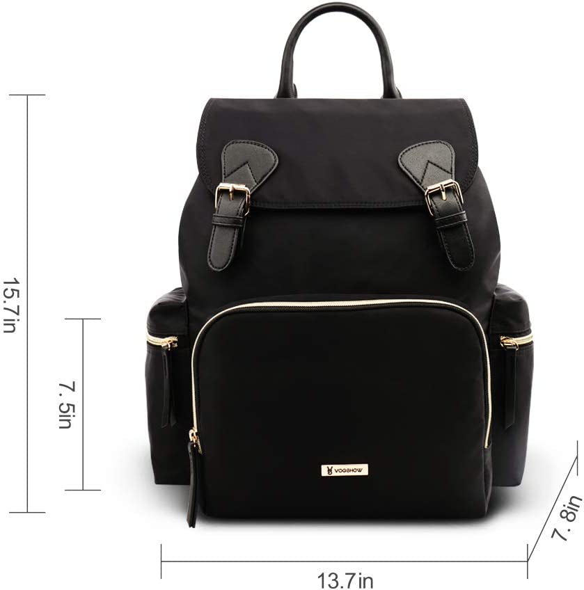 Diaper Bag Backpack: Multifunctional Stylish Travel Baby Bag with Crossbody Strap