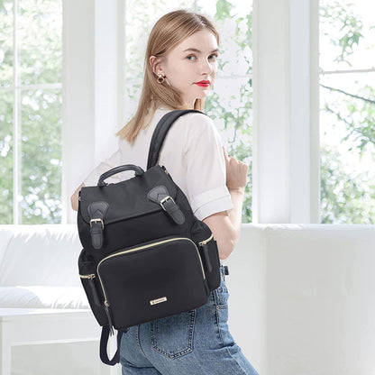 Diaper Bag Backpack: Multifunctional Stylish Travel Baby Bag with Crossbody Strap