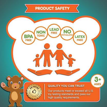 Jumbo Counting Bears Matching Game - Montessori Fine Motor Learning Toys with Stacking Cups, 60 Preschool Math Manipulatives, 2 Toddler Games Dice, Toy Storage & Activities Ebook