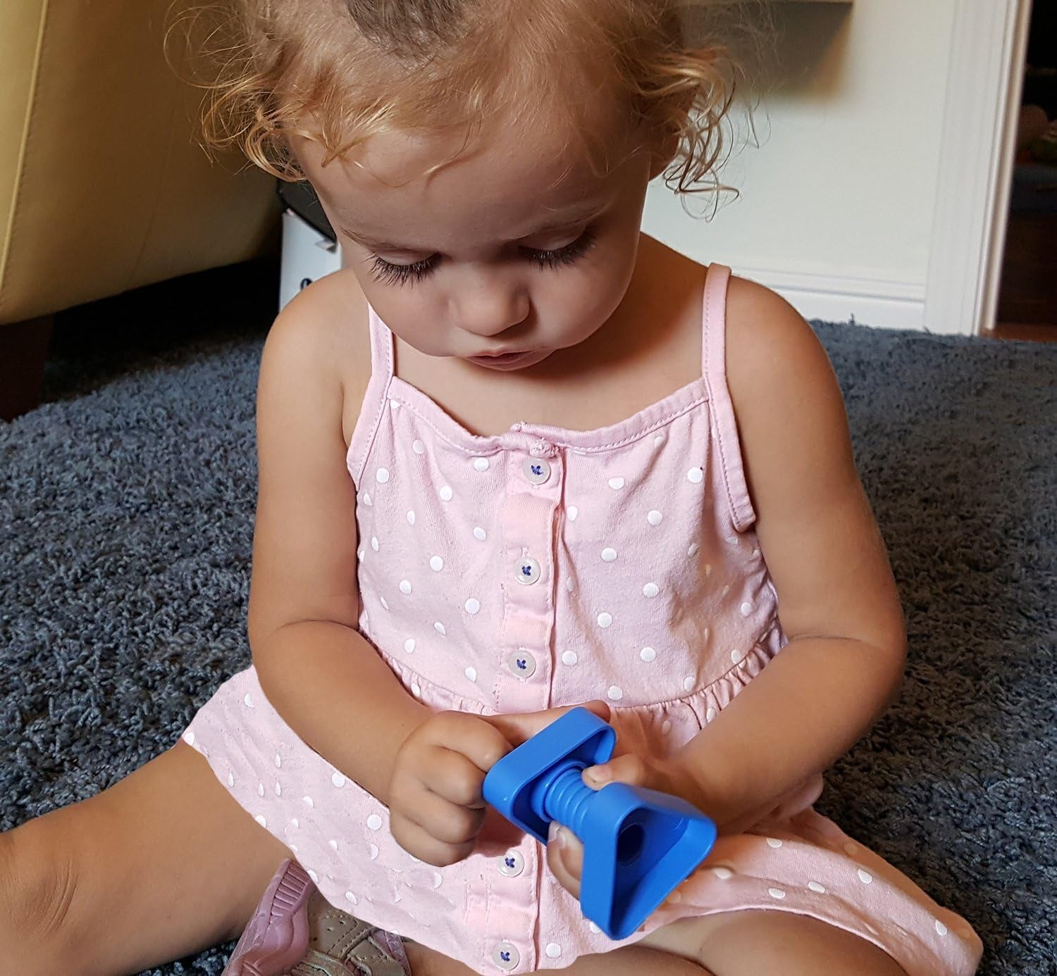 24-Piece Nuts and Bolts - Montessori Motor Skill Set for 18 Month+ Kids with Ebook